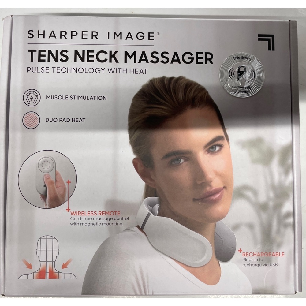 Sharper Image Gray TENS‎ Neck Massager
